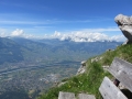 Rhine valley, Säntis in the background