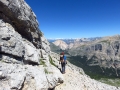 trail to the beginning of via ferrata Furcia Rossa