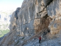 trail to the beginning of via ferrata Furcia Rossa