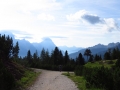 from Rifugio Giussani down to Cortina