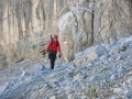 trail to the beginning of via ferrata Furcia Rossa