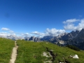 hiking from Rifugio Faloria to Lago di Sorapis