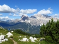hiking from Rifugio Faloria to Lago di Sorapis